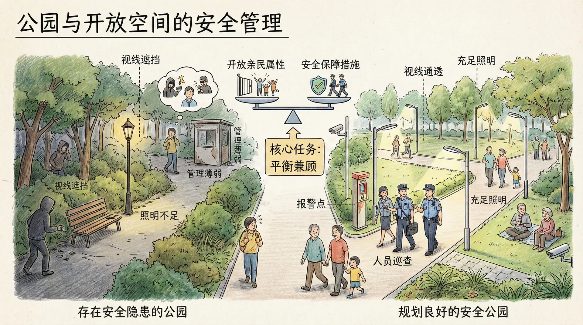 公园与开放空间的安全管理