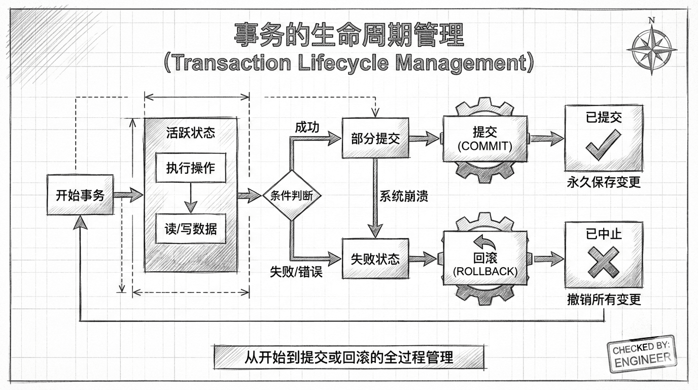 事务的生命周期管理