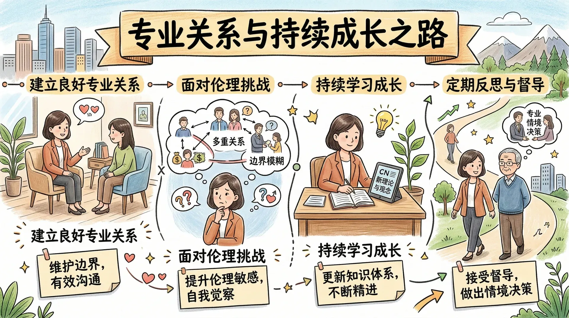 专业关系与持续成长