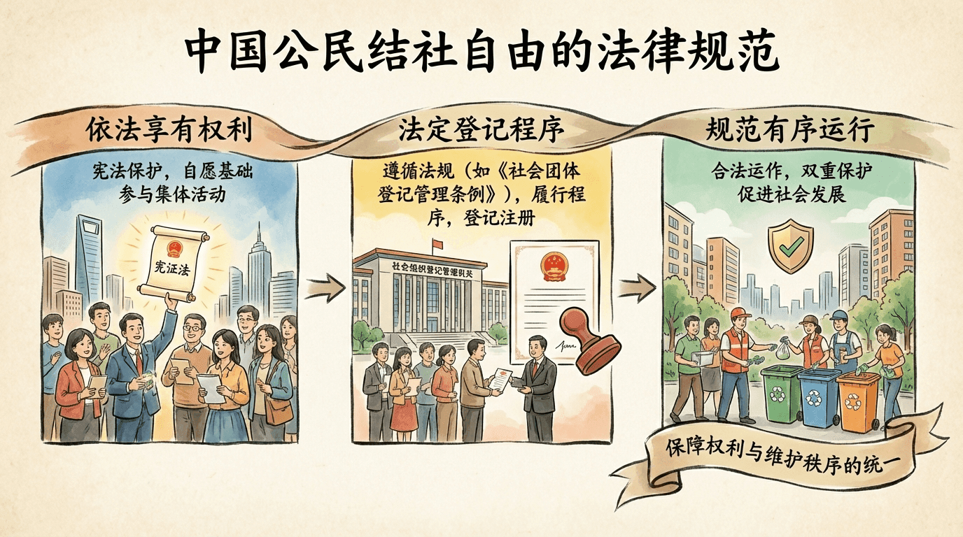 结社自由的法律规范