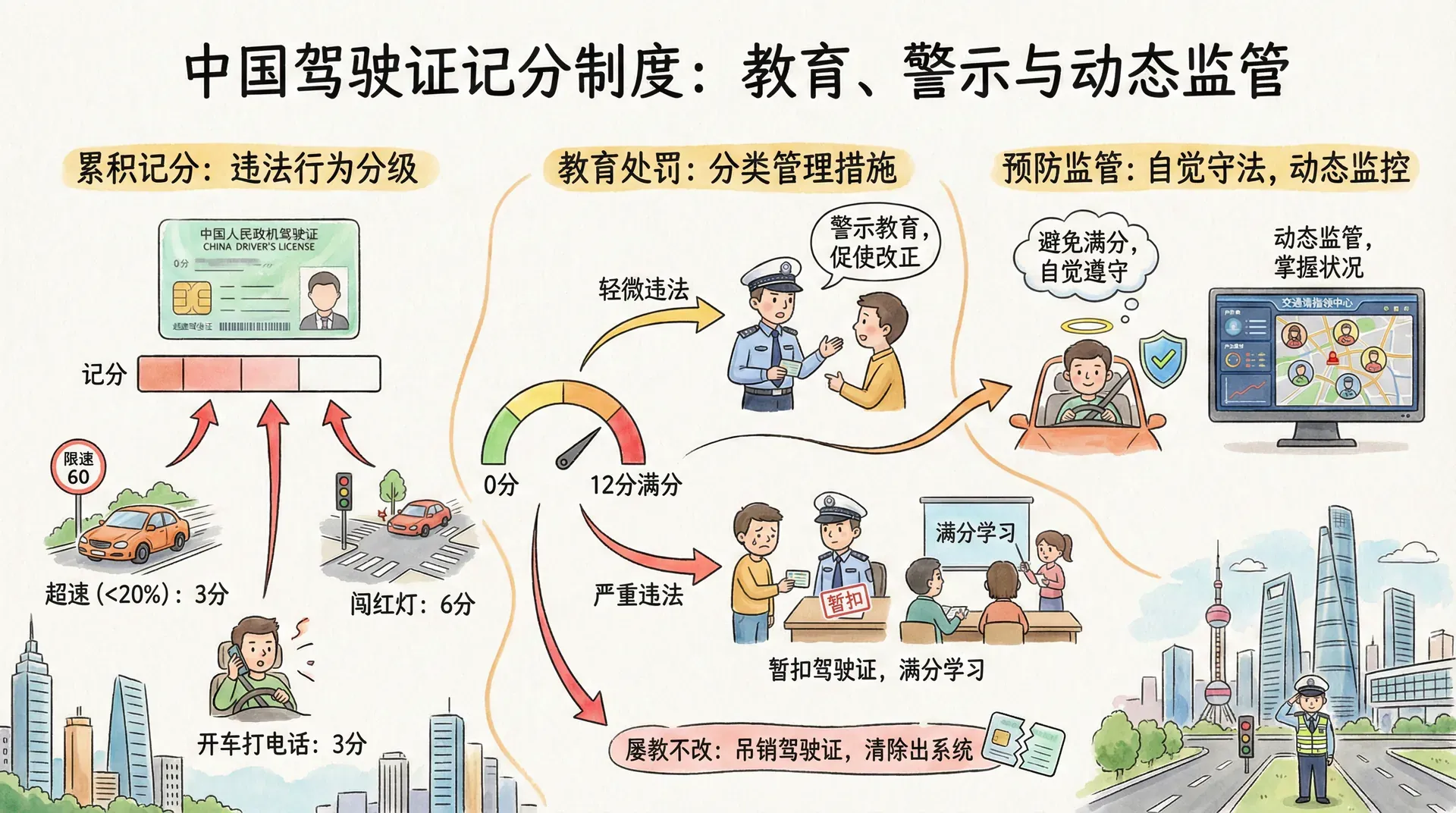 驾驶证记分制度