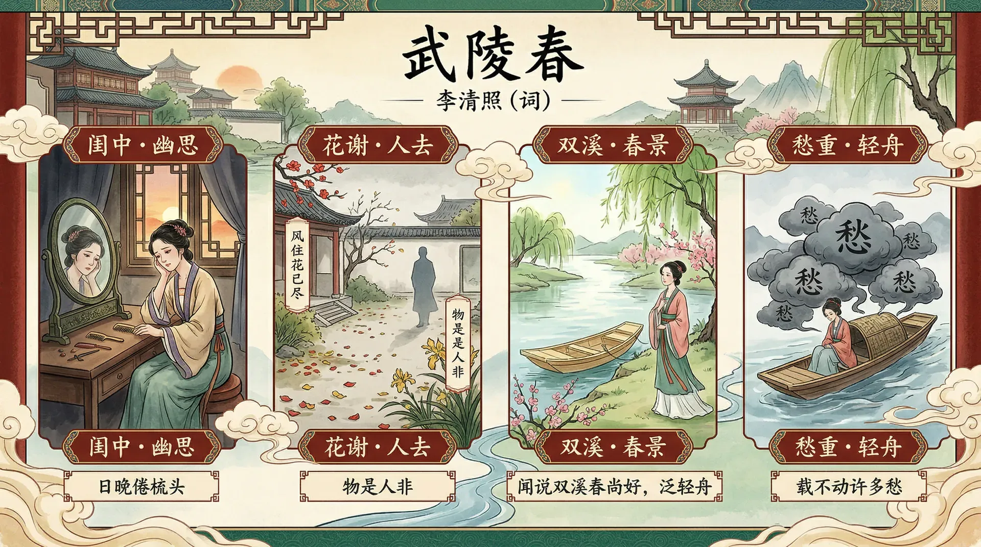 武陵春·风住尘香花已尽