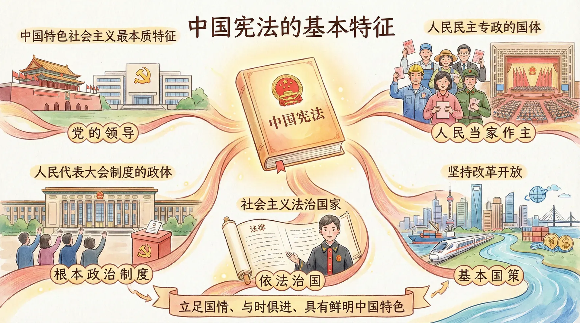 中国宪法的基本特征