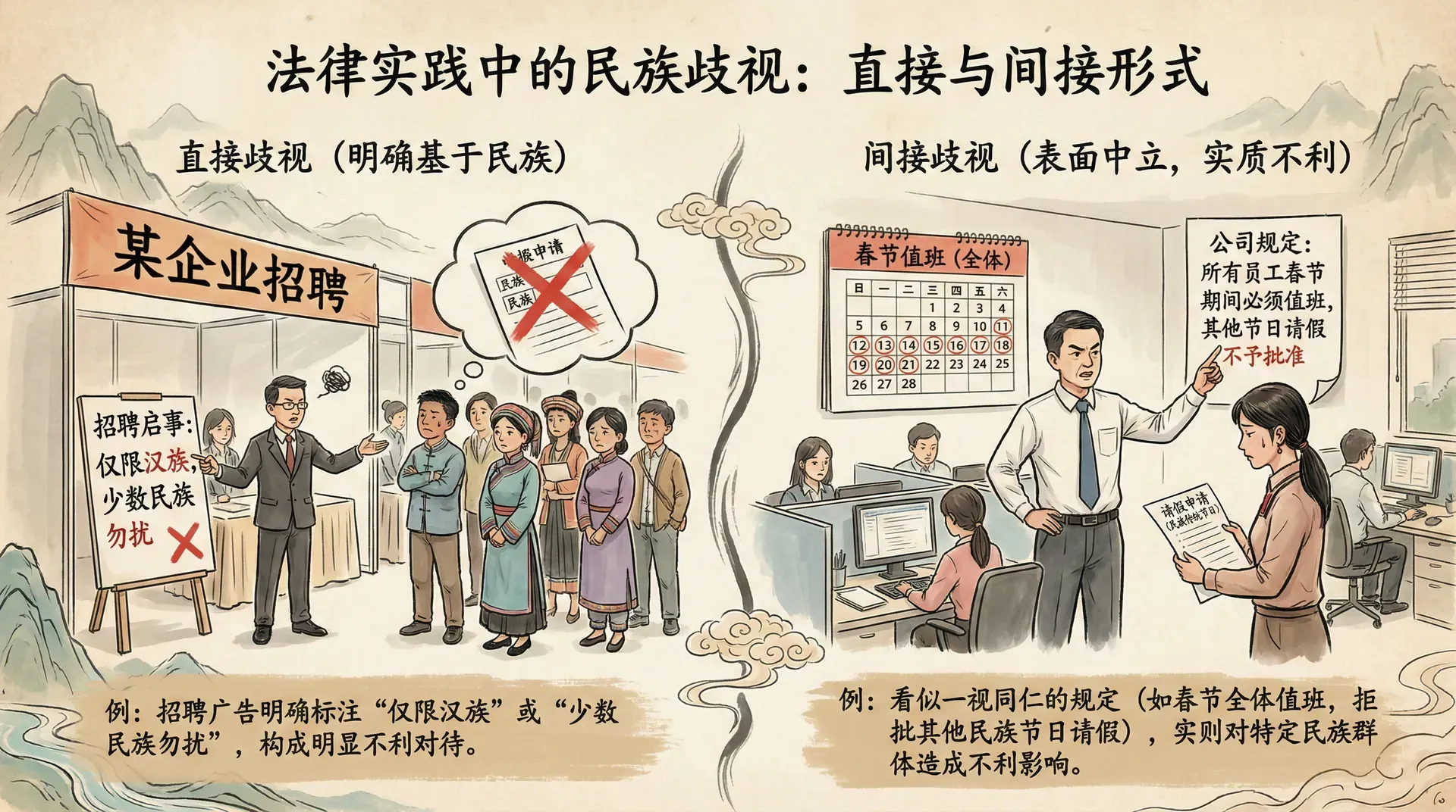 直接歧视与间接歧视