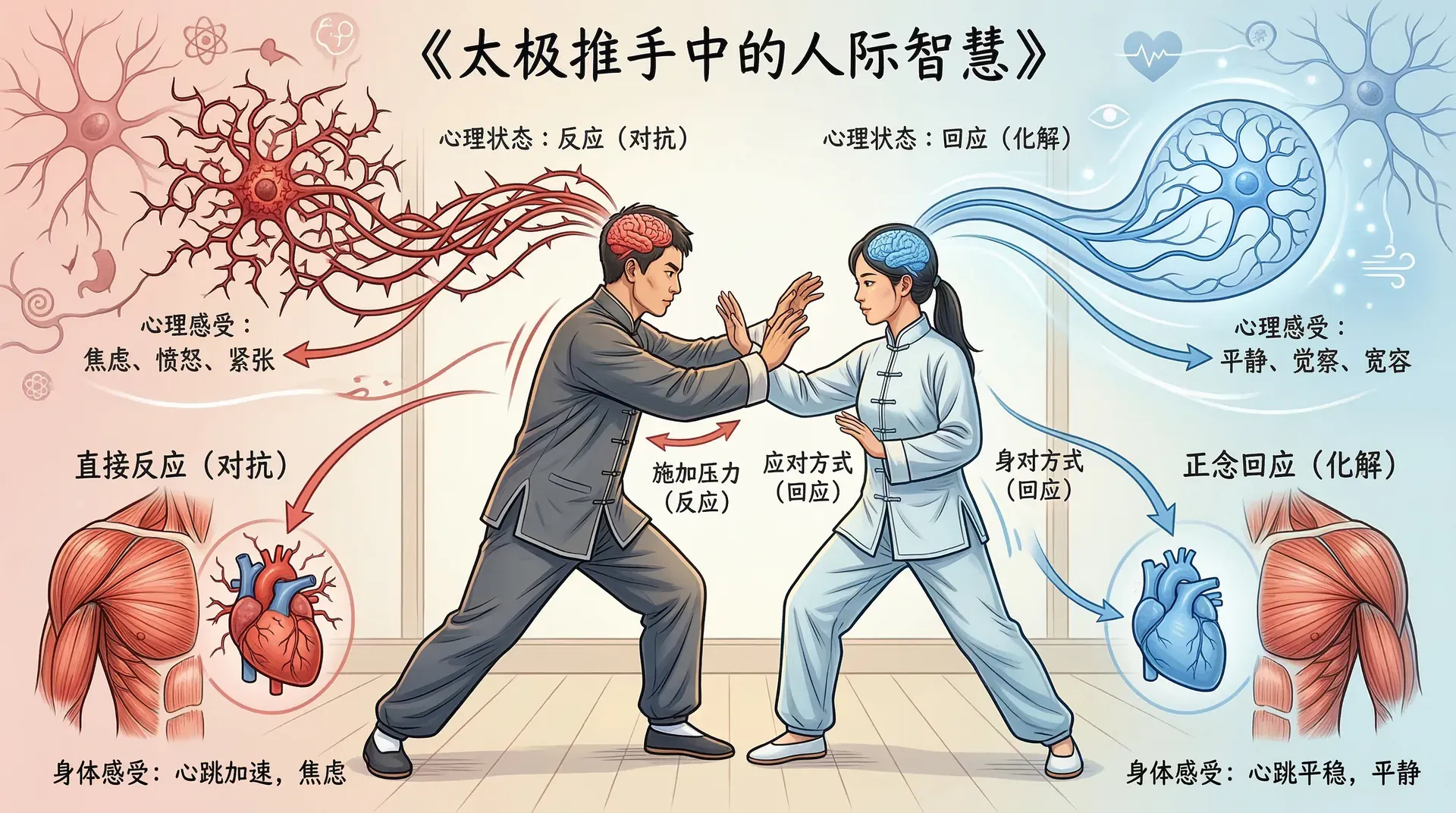 太极推手中的人际智慧