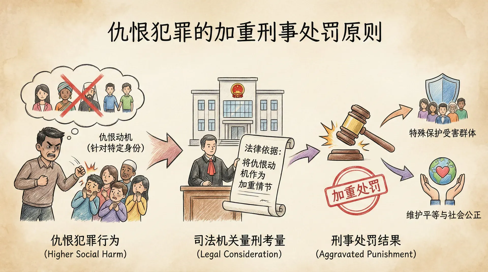 仇恨犯罪的刑事处罚