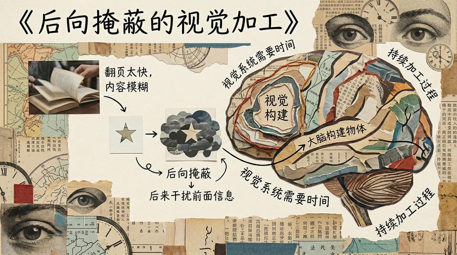 后向掩蔽与视觉构建