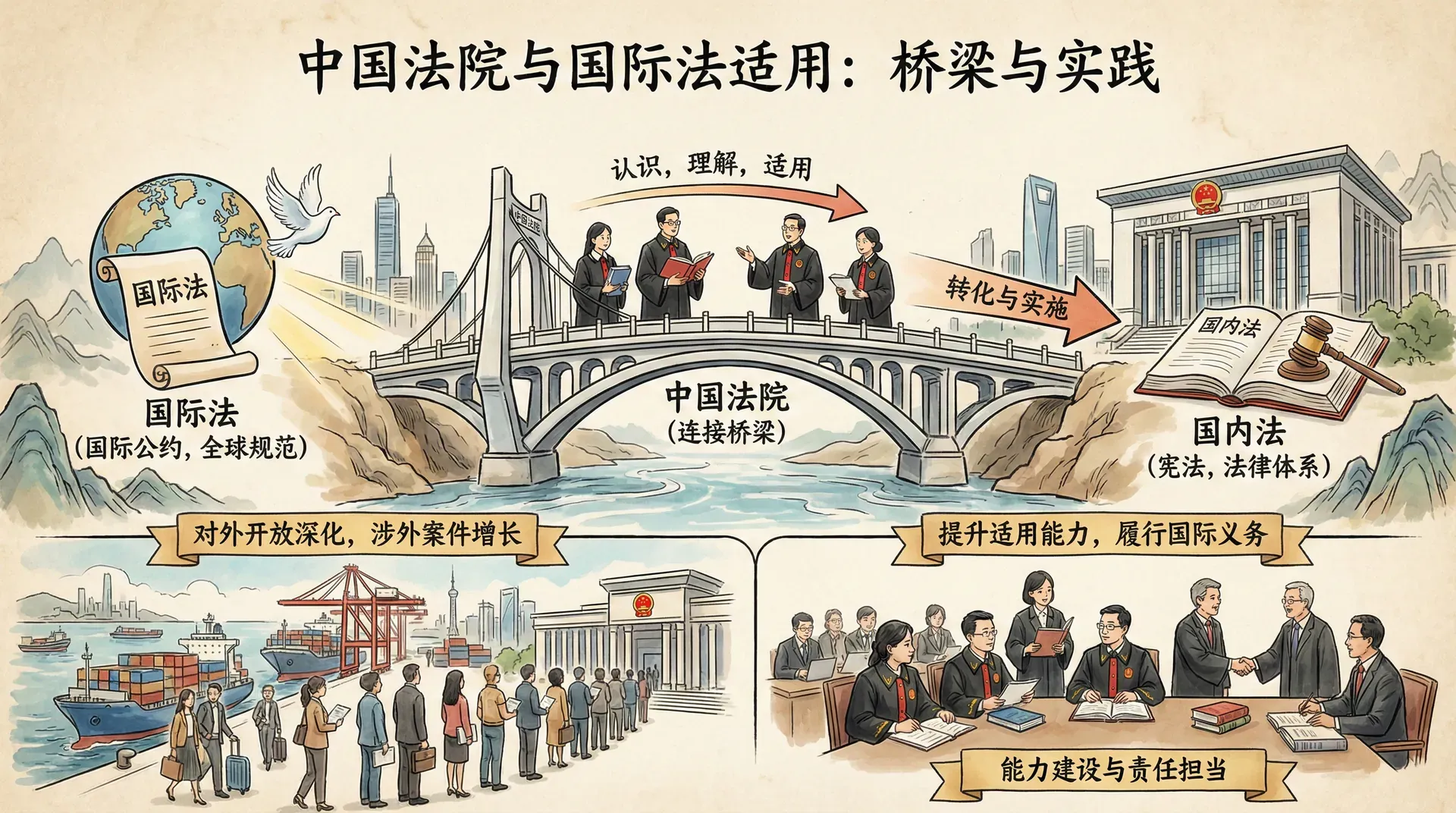 中国法院与国际法的适用