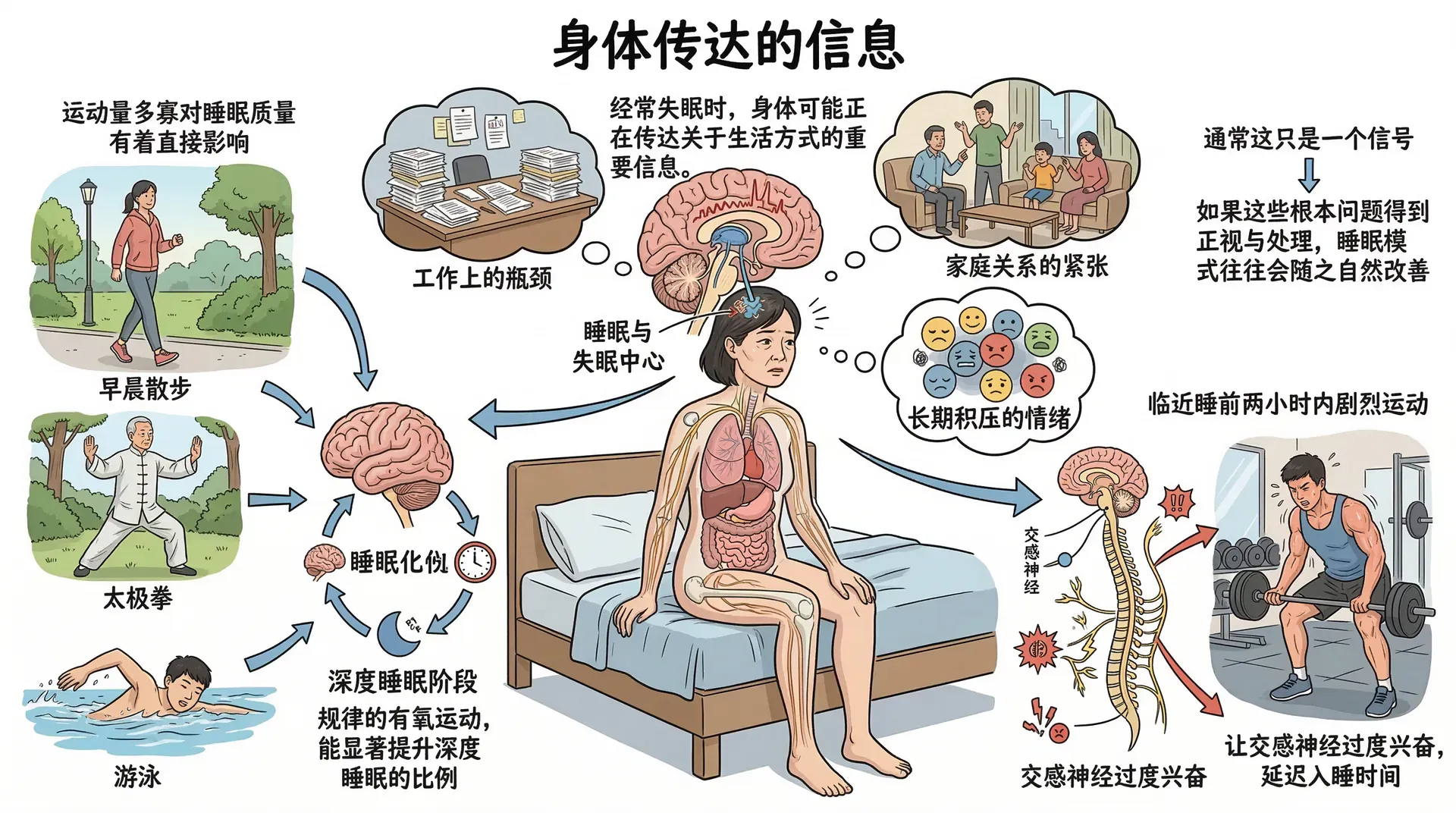 身体传达的信息