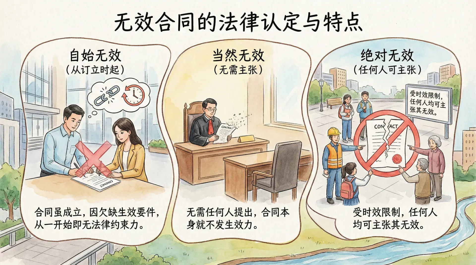 无效合同的认定