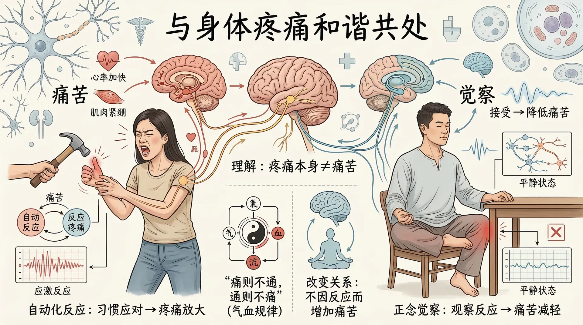 与身体疼痛和谐共处