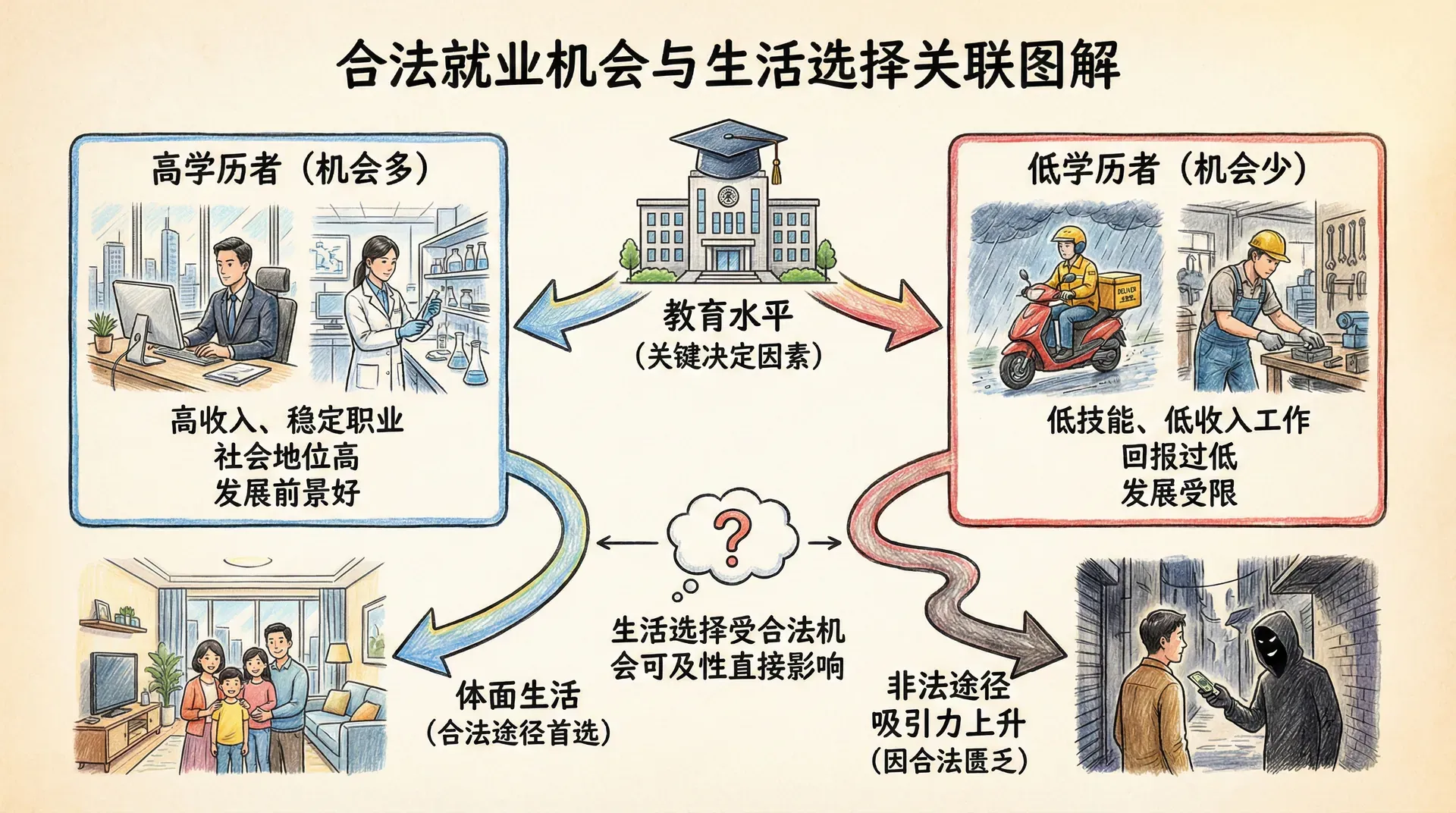 合法就业机会的可及性
