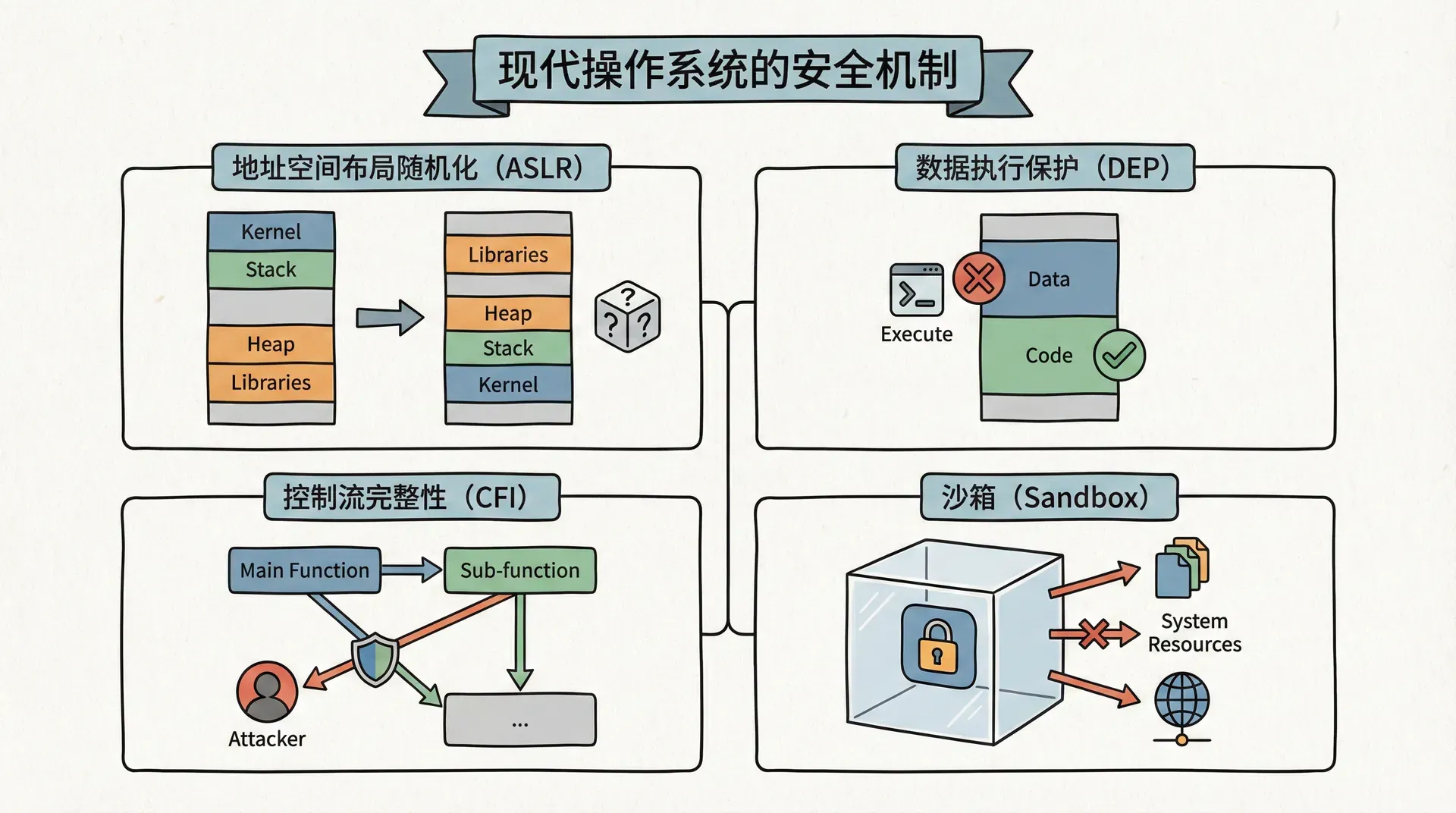 现代操作系统的安全机制