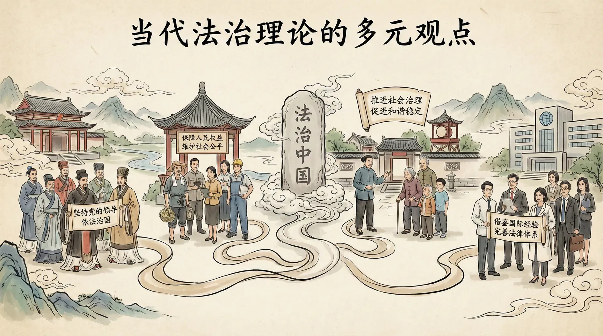 当代法治理论的多元观点