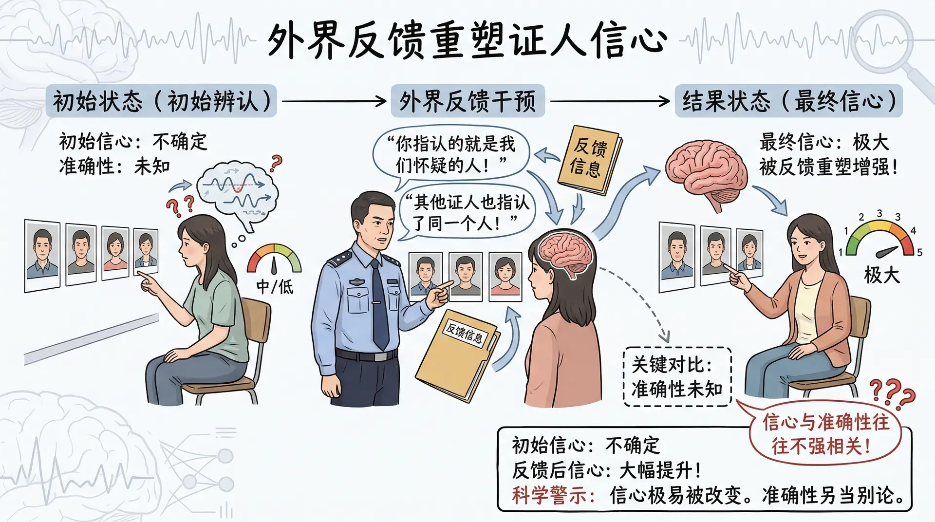 证人信心的可塑性