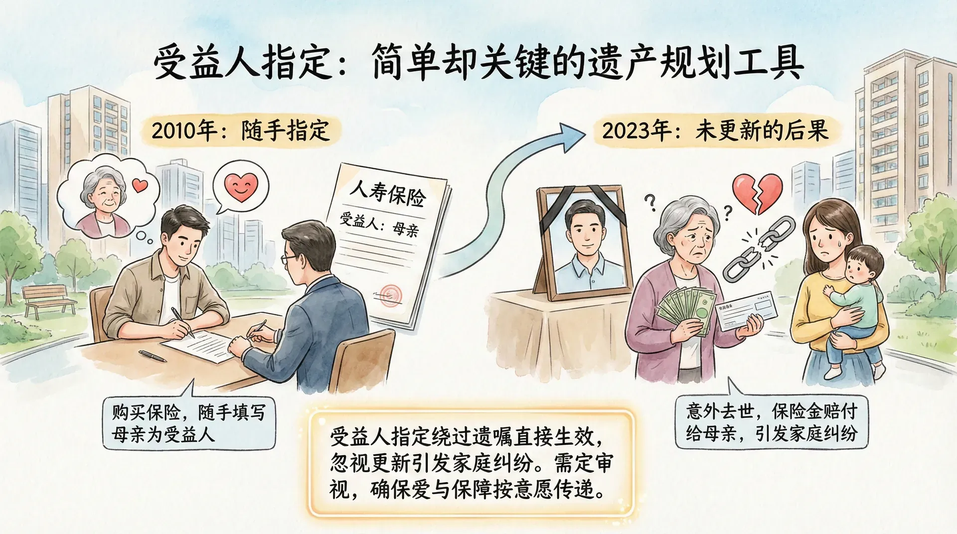 受益人的类型与分类